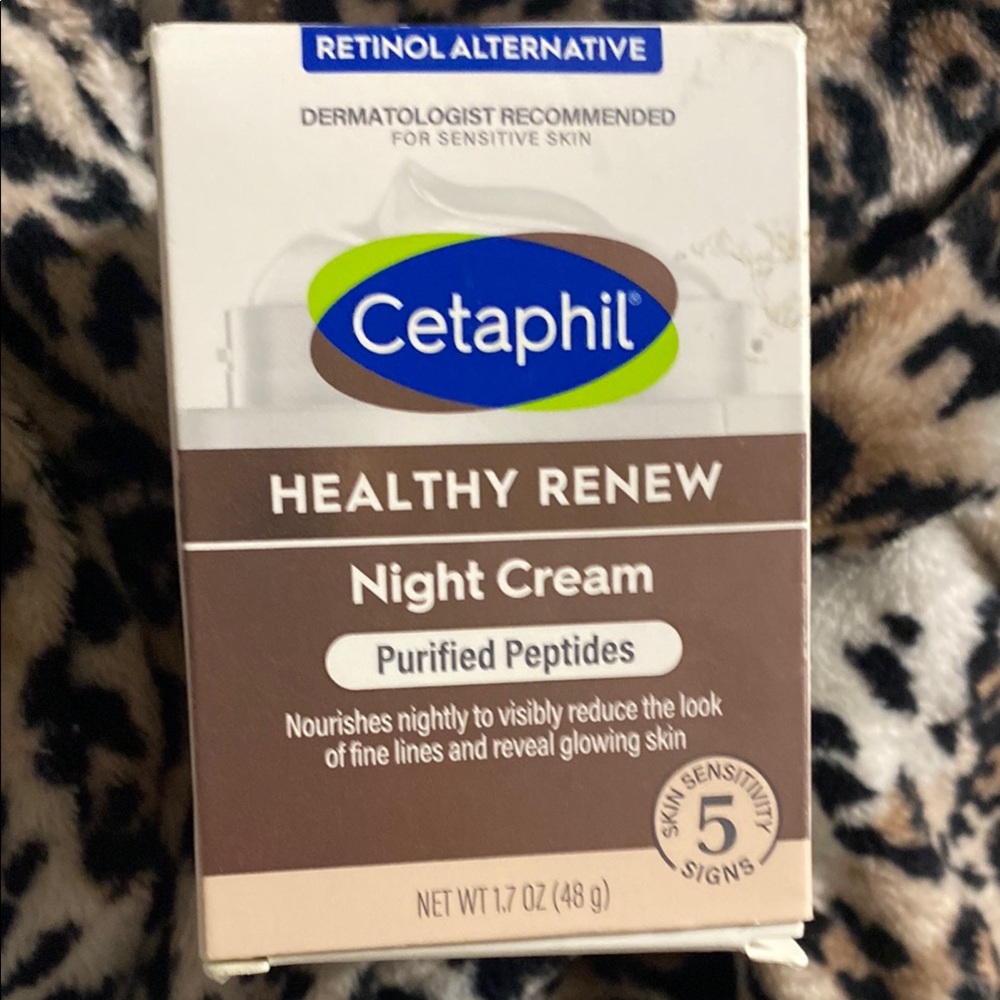 Cetaphil Healthy Renew Night Cream-purified peptides, retinol alternative, aging